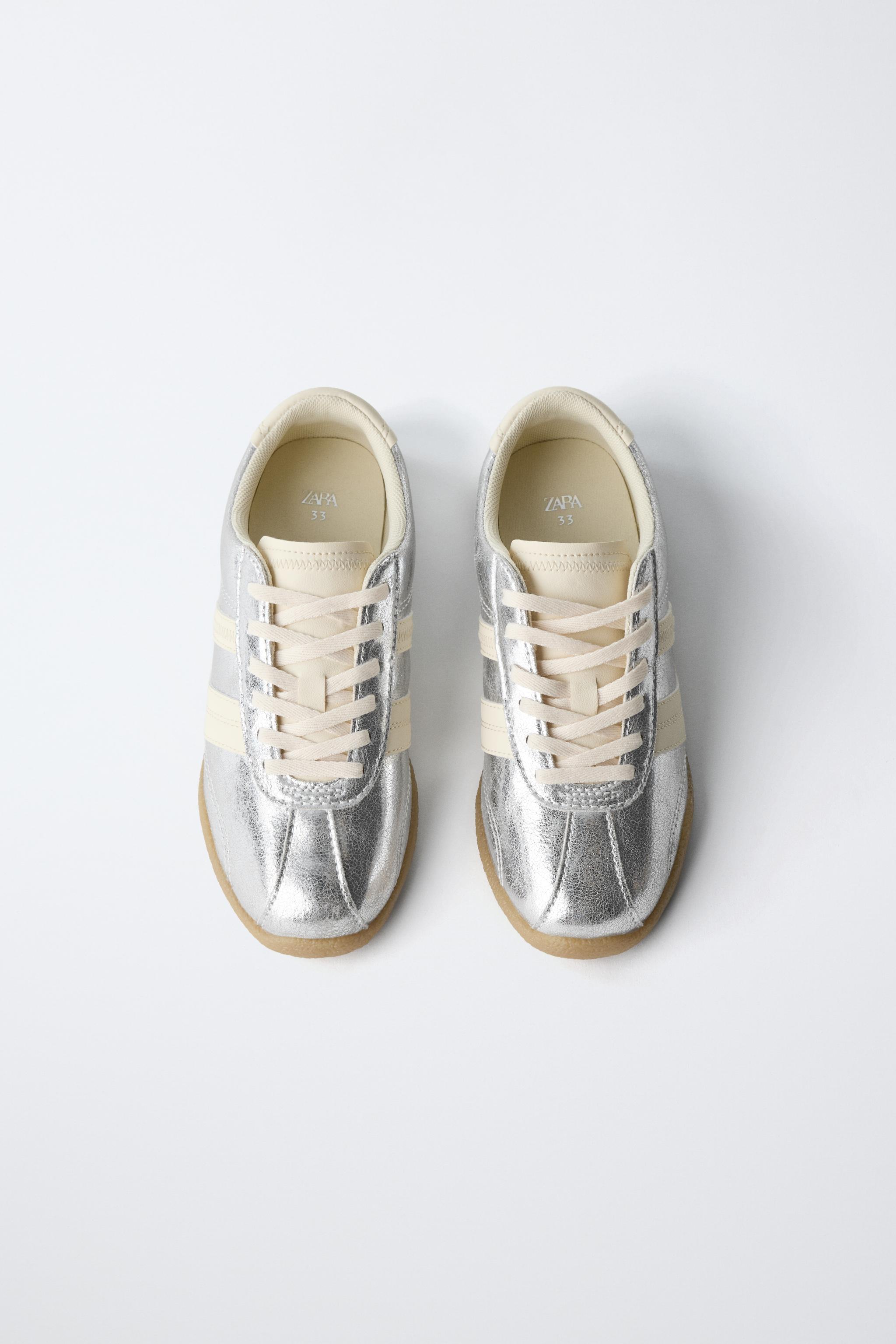 METALLIC SNEAKERS